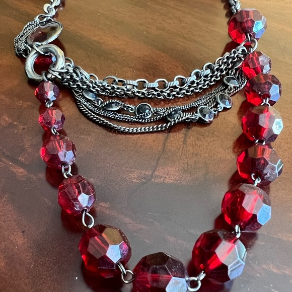 Statement Necklace with Different Textures - Picture 3 of 6